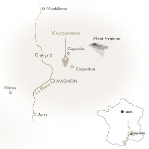Carte - Vacqueyras